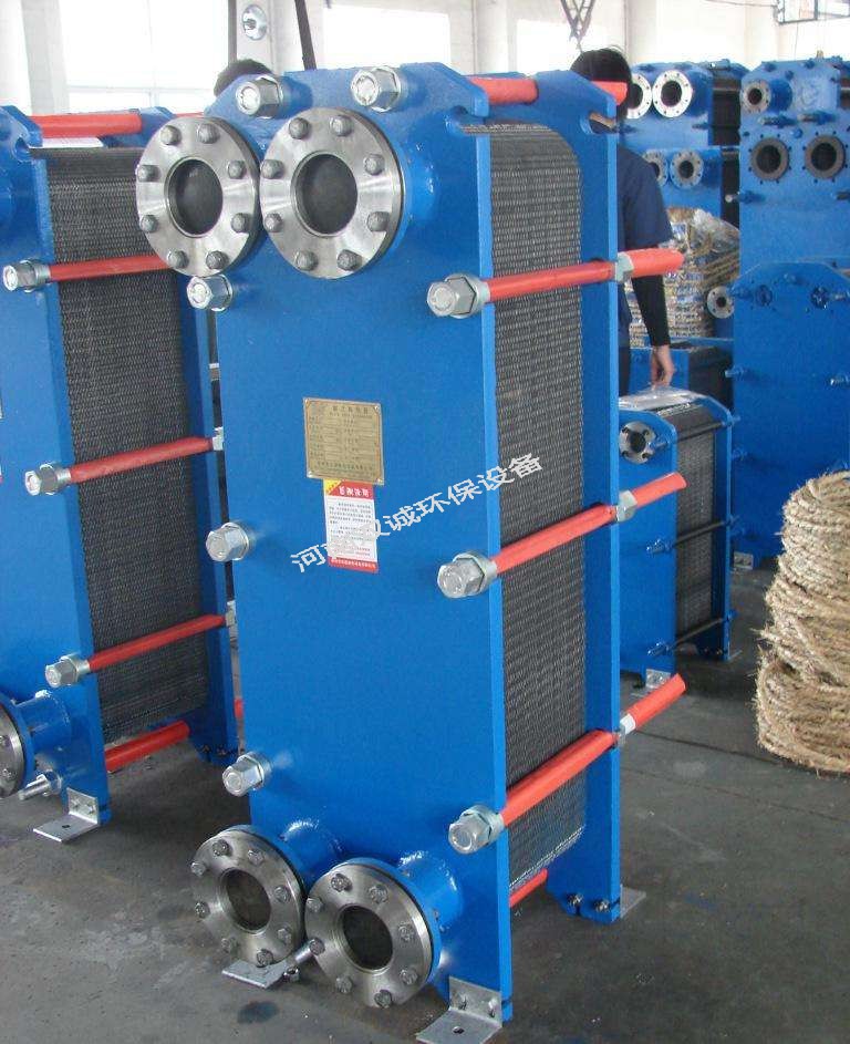 5板式換熱器的清理: